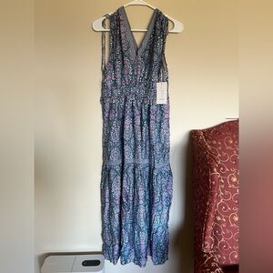 NWOT Joie Maxi Dress Adjustable Sleeves